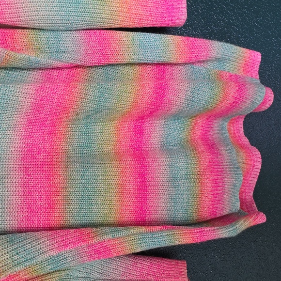 Vibrant Pastel Striped Sweater - Picture 6 of 6